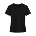 Small round neck short sleeved top