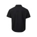 Diagonal Zipper Spliced Basic Solid Color Outdoor Short Sleeve Sun Protection Top