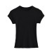Small round neck slim fit short sleeved top
