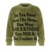 Letter Clean Fit Lazy High Vibe Knitted Sweater Unisex