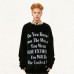 Letter Clean Fit Lazy High Vibe Knitted Sweater Unisex