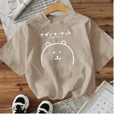 Japanese Style Women's Cotton Short Sleeve Fashion INS Top