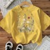 Floral Cotton Women's Short Sleeve Fashion INS Top American Style New Arrival