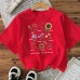 Animal Cotton Women's Short Sleeve Fashion INS Top American Style New Arrival