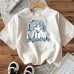 Japanese Style Cotton Women's Short Sleeve Fashion INS Top