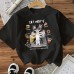 Cotton Women's Short Sleeve Fashion INS Top American Style