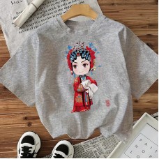 Dramatic Opera Southeast Asian Cotton Women's Short Sleeve Fashionable INS Top American Style New Arrival