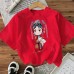 Dramatic Opera Southeast Asian Cotton Women's Short Sleeve Fashionable INS Top American Style New Arrival