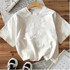 Turtle Southeast Asia Cotton Women's Short Sleeve Fashion INS Shopee Top American Style New Arrival
