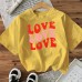 Heart-shaped Cotton Women's Short Sleeve Fashion INS Top American Style New Arrival