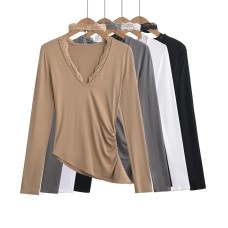 V-neck top