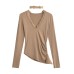 V-neck top