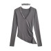 V-neck top