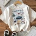 Shark Ocean Animal Cotton Women's Short Sleeve Fashion INS Top American Style New Arrival