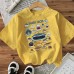 Shark Ocean Animal Cotton Women's Short Sleeve Fashion INS Top American Style New Arrival