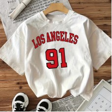 Cotton Women's Short Sleeve Fashion INS Style Top American Trendy New Arrival Cotton Women's Short Sleeve Fashion INS Style Top American Trendy New Arrival