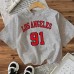 Cotton Women's Short Sleeve Fashion INS Style Top American Trendy New Arrival