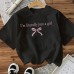 Cotton Women's Short Sleeve Fashion INS Style Top American Trendy New Arrival