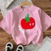Cotton Women's Short Sleeve Fashion INS Style Top American Trendy New Arrival Cotton Women's Short Sleeve Fashion INS Style Top American Trendy New Arrival