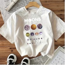 Cotton Women's Short Sleeve Fashion INS Style Top American Trendy New Arrival Cotton Women's Short Sleeve Fashion INS Style Top American Trendy New Arrival
