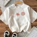 Cotton Women's Short Sleeve Fashion INS Style Top American Trendy New Arrival