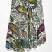 Hanging neck and exposed back floral suspender long dress