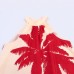 Vacation style loose neck printed dress for women
