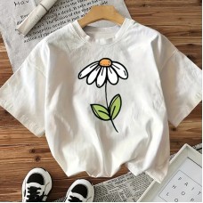 Floral American Style Cotton Women's Short Sleeve Fashion Ins Style Top Floral American Style Cotton Women's Short Sleeve Fashion Ins Style Top
