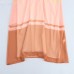 Hanging neck collar sleeveless contrasting A-line long dress for women