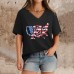 V-neck Women's Short Sleeve Top