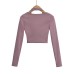 Hanging neck fake two tops