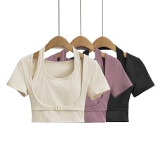 One piece short sleeved top One piece short sleeved top