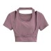 One piece short sleeved top