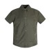 Loose Casual Short Sleeve Notched Collar Regular Fit Shirt for Men and Women