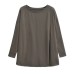 Round neck pullover top