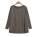 Round neck pullover top