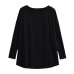 Round neck pullover top