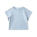 Sweet and spicy girl bow short sleeved round neck