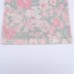 Simple floral print round neck short sleeved knitted top