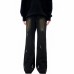 Dark Wash Distressed Fashion Loose Fit Casual Slimming Long Pants