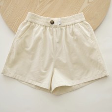 Elastic Waist Summer Loose Wide-leg Shorts for Women