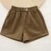 Elastic Waist Summer Loose Wide-leg Shorts for Women