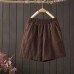 Casual High-Waist Shorts Women's Thin Fit Wide-Leg Trousers Women's Straight Leg Cotton Linen Five-Point Pants