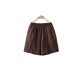 Casual High-Waist Shorts Women's Thin Fit Wide-Leg Trousers Women's Straight Leg Cotton Linen Five-Point Pants