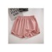 Waffle Knit Sporty Shorts for Women, Plus Size Loose Fit Slimming Casual Home and Outdoor Wear Wide Leg Hot Pants