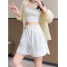 Thin Ice Silk Yamamoto Shorts for Women Summer Wearable Versatile Five-Quarter Casual Loose Wide-Leg Quick-Dry Sports Pants