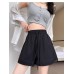 Thin Ice Silk Yamamoto Shorts for Women Summer Wearable Versatile Five-Quarter Casual Loose Wide-Leg Quick-Dry Sports Pants
