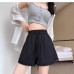 Thin Ice Silk Yamamoto Shorts for Women Summer Wearable Versatile Five-Quarter Casual Loose Wide-Leg Quick-Dry Sports Pants