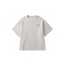 Short sleeved T-shirt elastic waist letter waffle embroidery wide leg shorts set