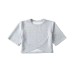 Irregular cross short sleeved T-shirt